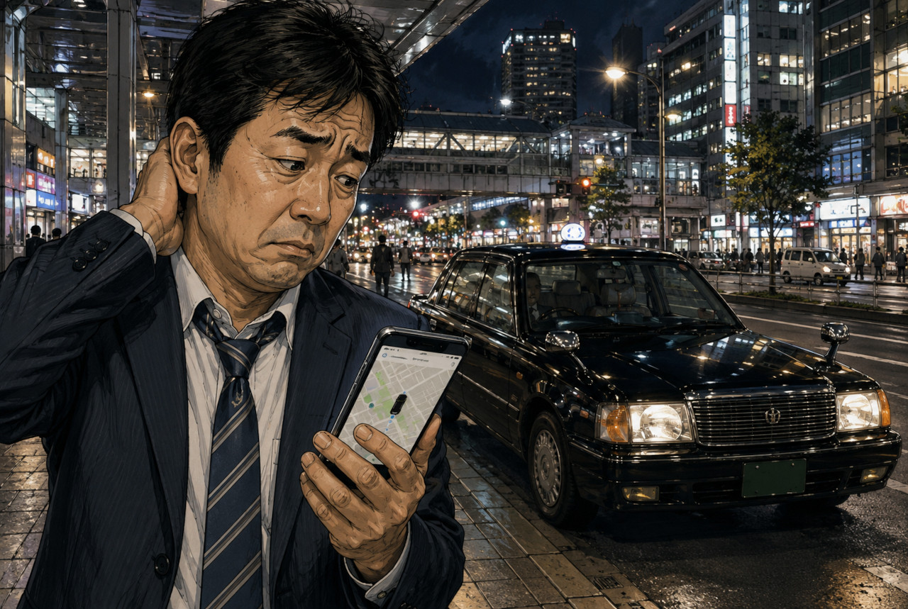 タクシーGOで1kmだけ乗る客は嫌がられる？迎車料金と運転手の本音を分析