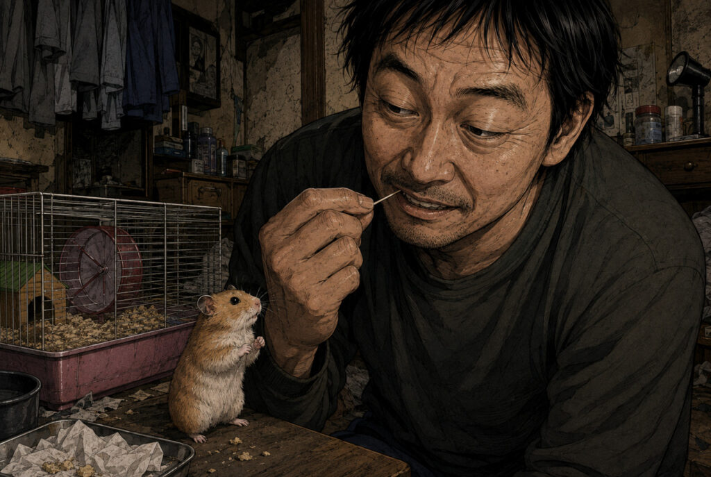 ハムスターに鼻糞と歯糞を食わせる飼い主――お前、それ愛情じゃなくて人体ゴミ処理係にしてないか?