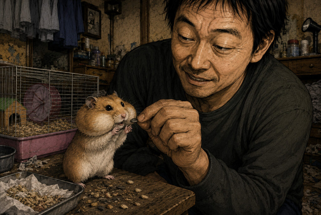 ハムスターに鼻糞と歯糞を食わせる飼い主――お前、それ愛情じゃなくて人体ゴミ処理係にしてないか?