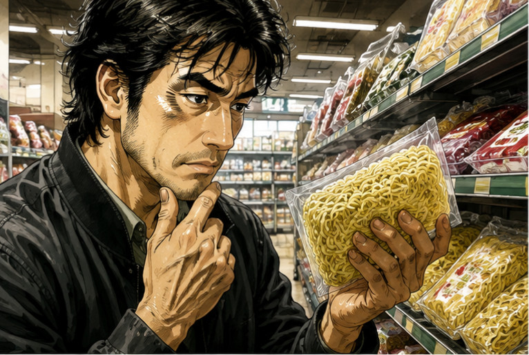 ラーメンに200円もいらねえ！3玉100円の焼きそば麺＋手作りスープで1杯50円