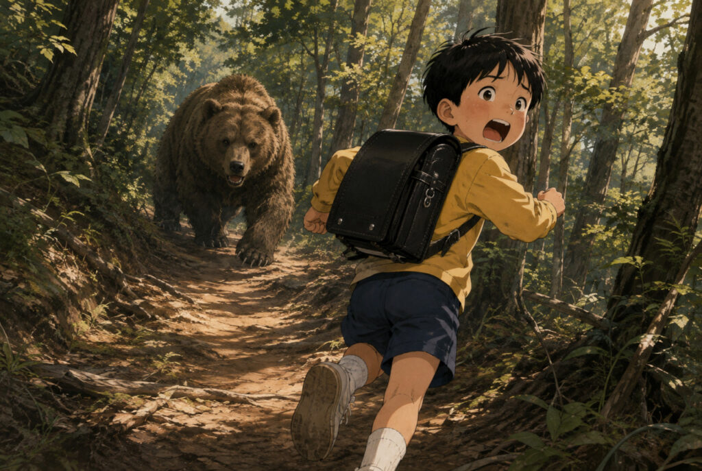 『森のくまさん』を信じて走ったら危険?学校で教えたい本当のクマ対策