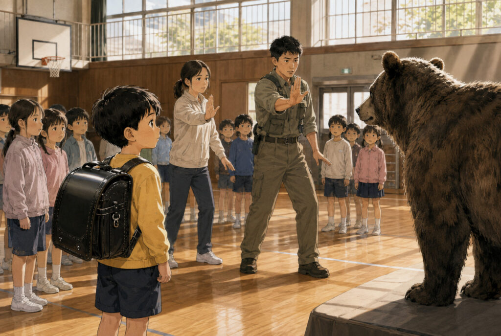 『森のくまさん』を信じて走ったら危険?学校で教えたい本当のクマ対策