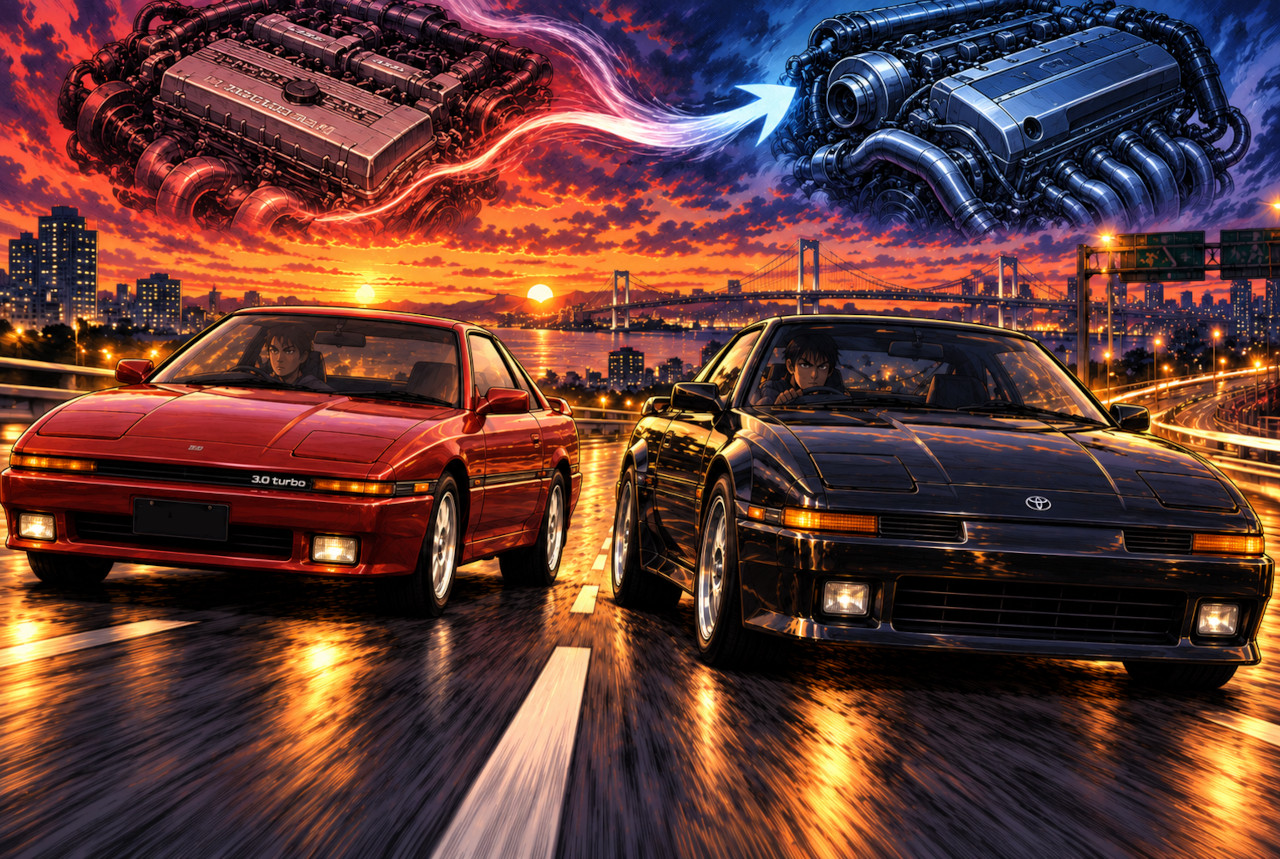 A70スープラは途中で“血統”を変えた――ターボA、1JZ、280馬力までの後半戦
