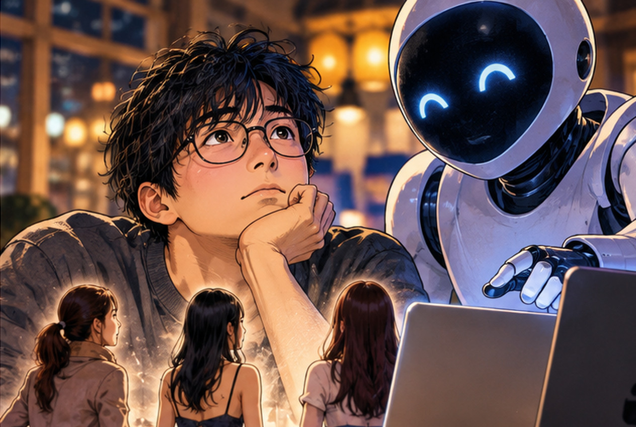 AIで男はモテるようになるのか？ ChatGPTを「恋愛の補助輪」にする男たち