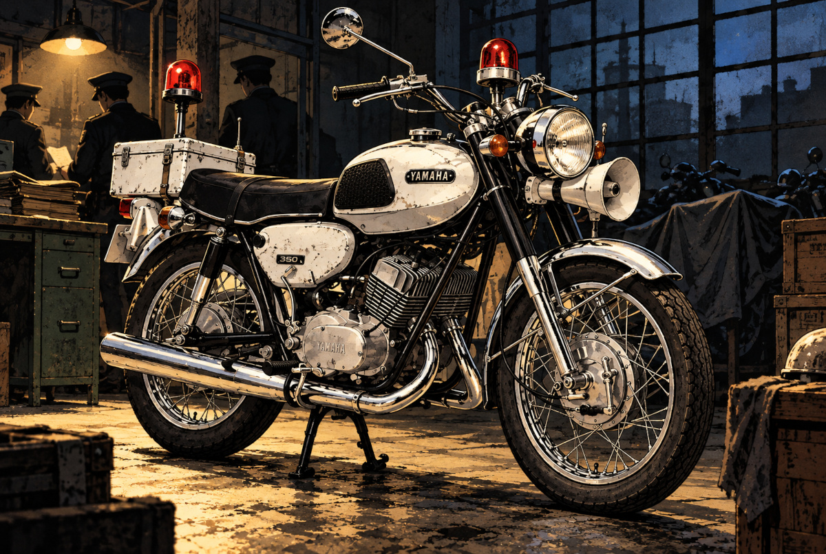 【特別編】偽白バイはヤマハ350R1だった！――三億円事件を旧車から追う